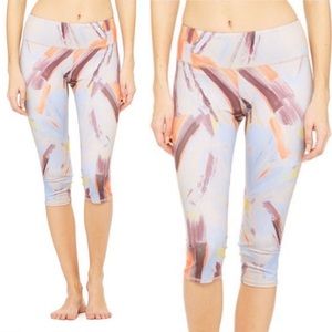 Alo Yoga Airbrush Capri Watercolor Legging